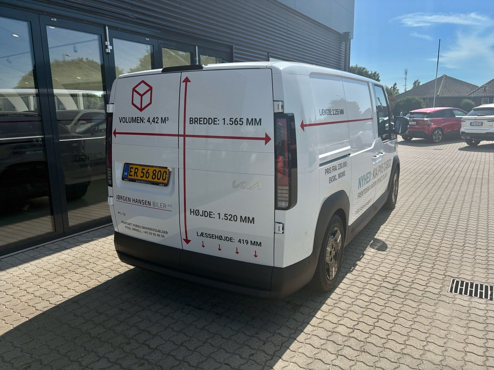 Hvid Kia PV5 Cargo fra 2026