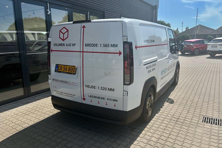 Hvid Kia PV5 Cargo fra 2026