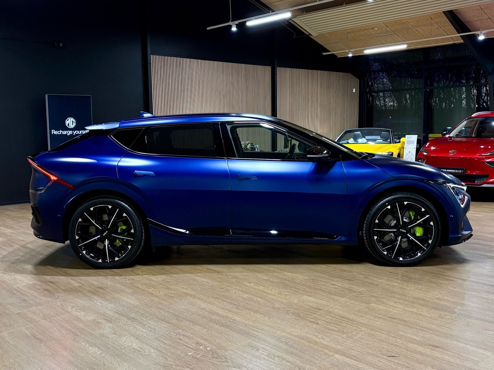 Blå Kia EV6 fra 2026