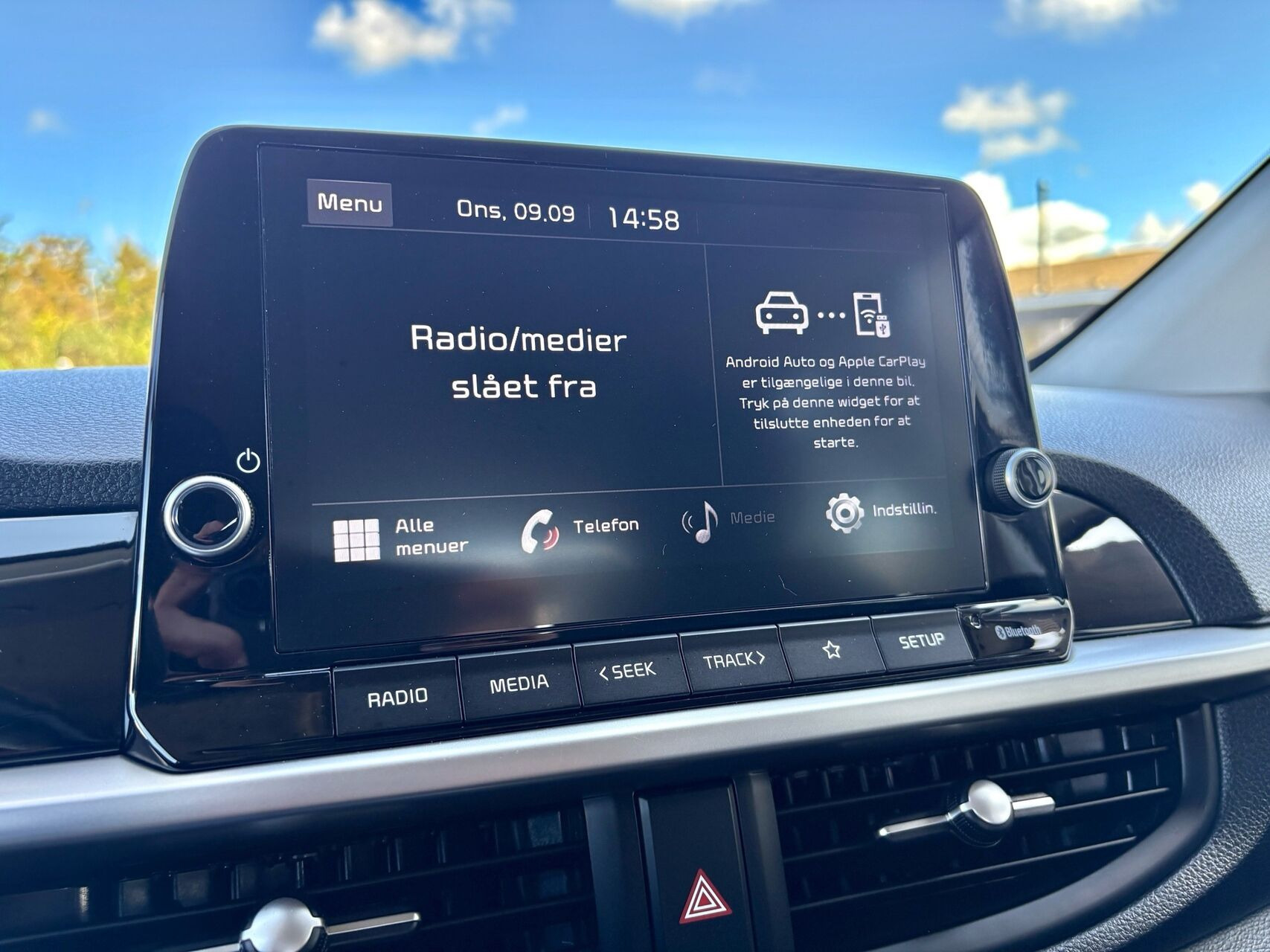 Sølv Kia Picanto fra 2021