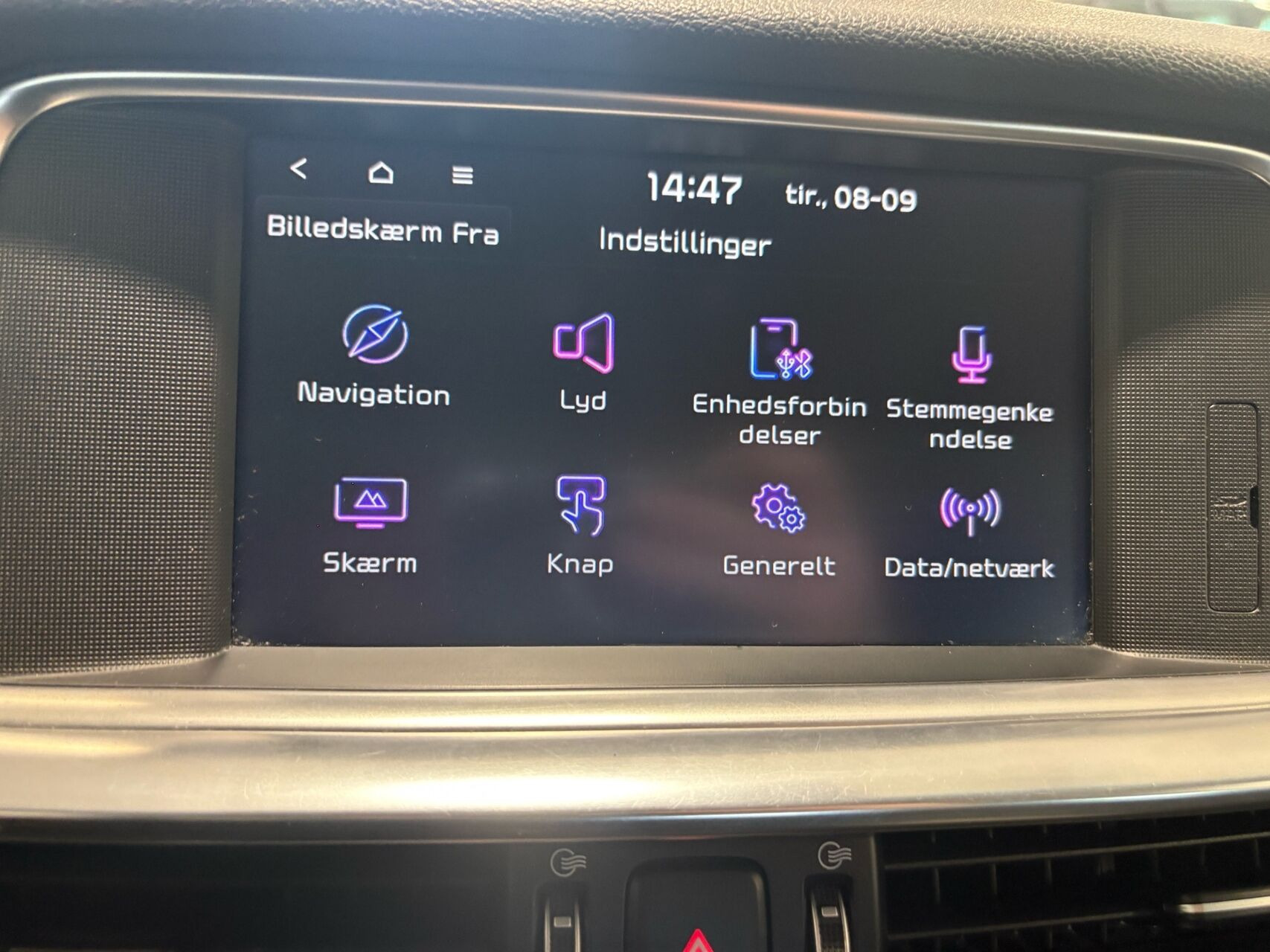 Sølv Kia Optima fra 2019