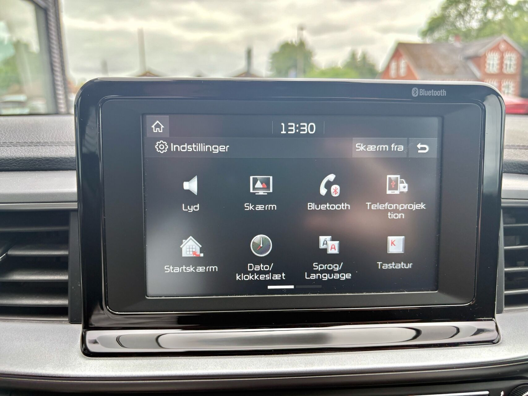 Blå Kia Ceed fra 2019