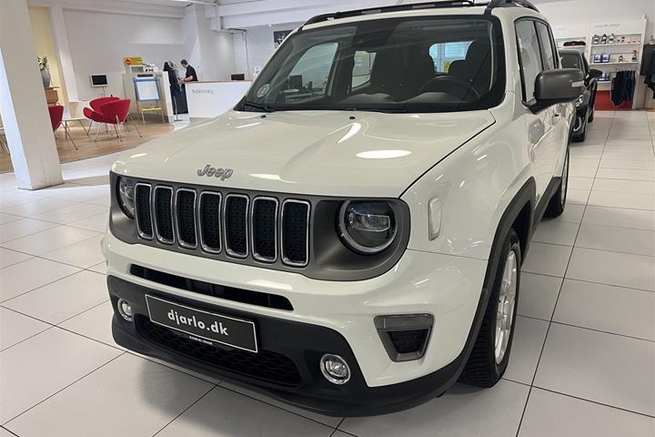 Hvid Jeep Renegade fra 2019