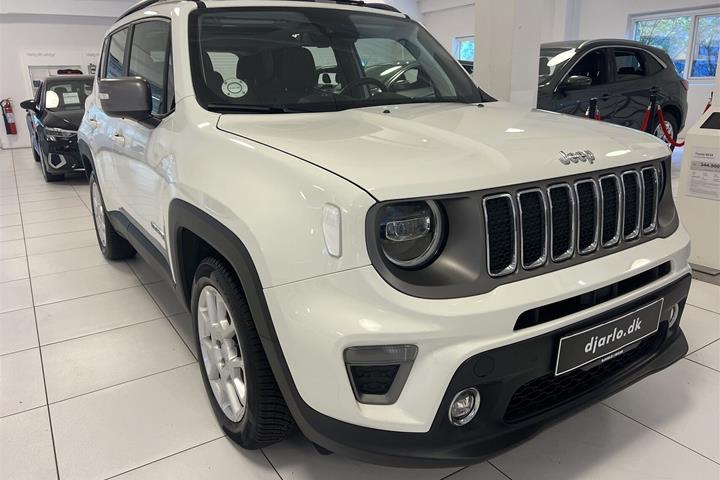 Hvid Jeep Renegade fra 2019