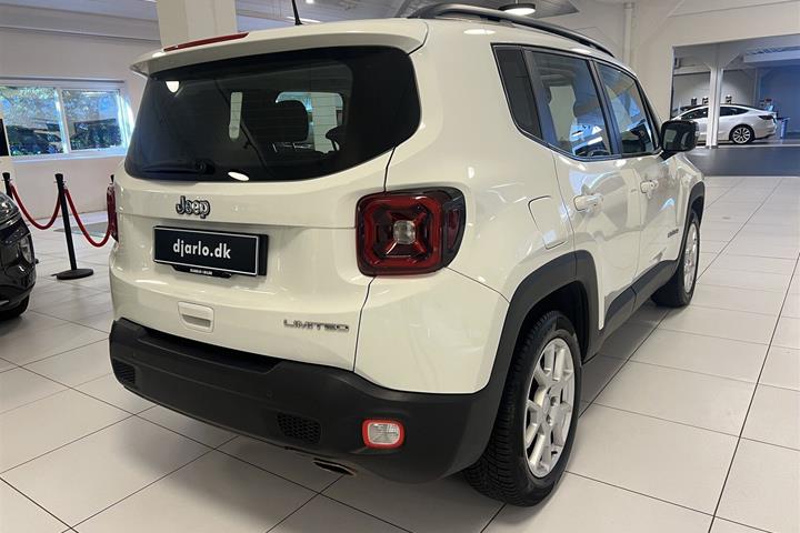Hvid Jeep Renegade fra 2019
