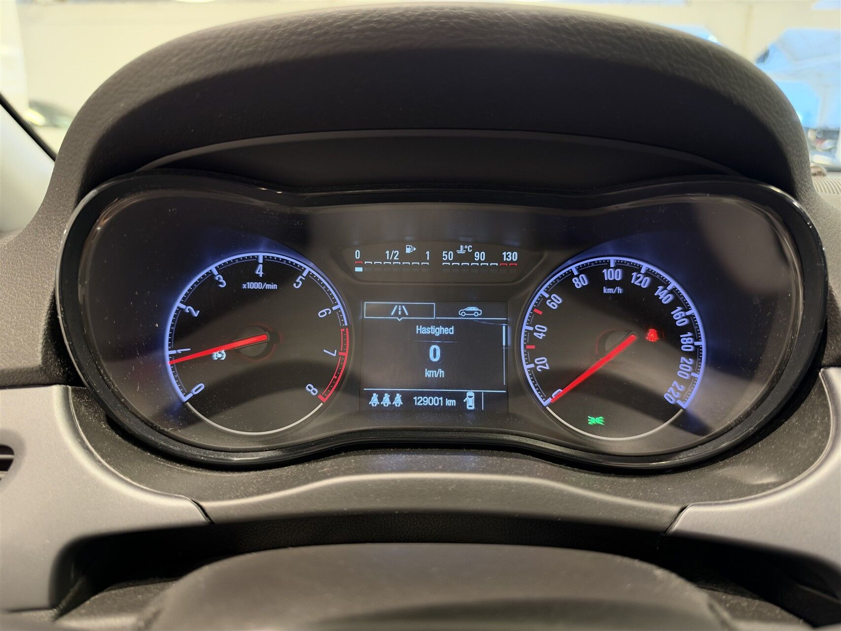 Sort Opel Corsa fra 2018