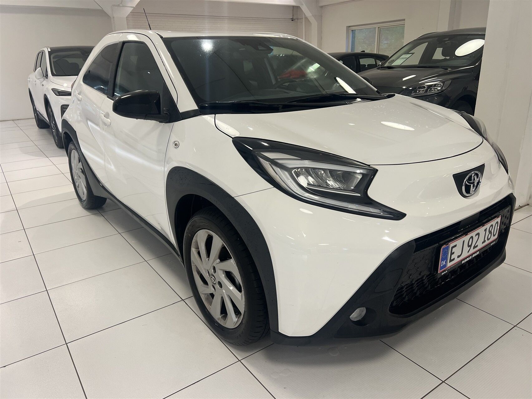 Hvid Toyota Aygo X fra 2025