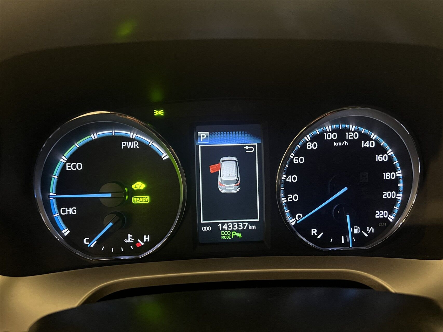 Sort Toyota RAV4 fra 2018