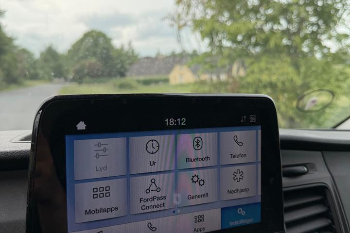 Hvid Ford Transit Custom 340 L1 fra 2019