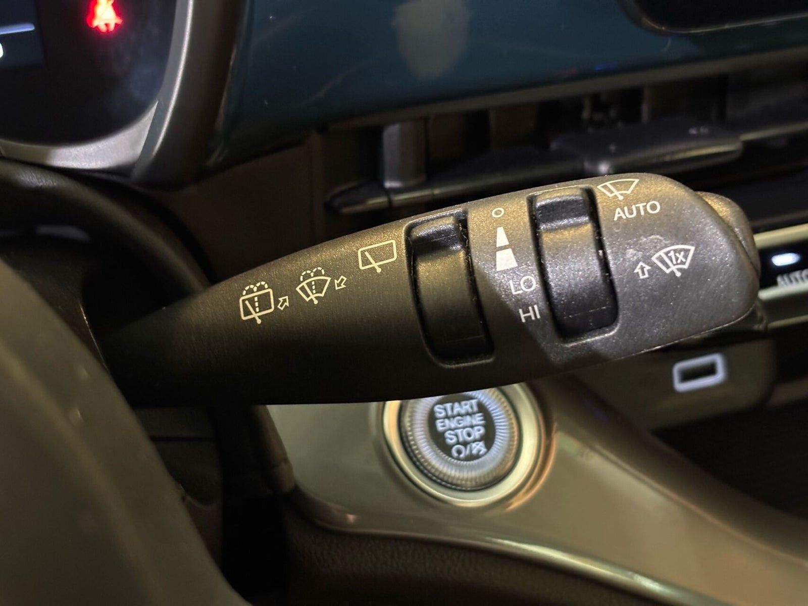 Blå Fiat 500e fra 2022