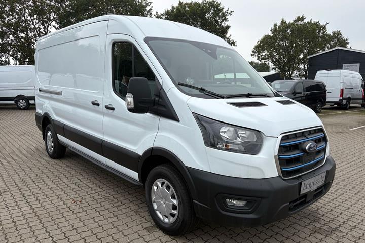 Hvid Ford E-Transit 350 L2 Van fra 2022