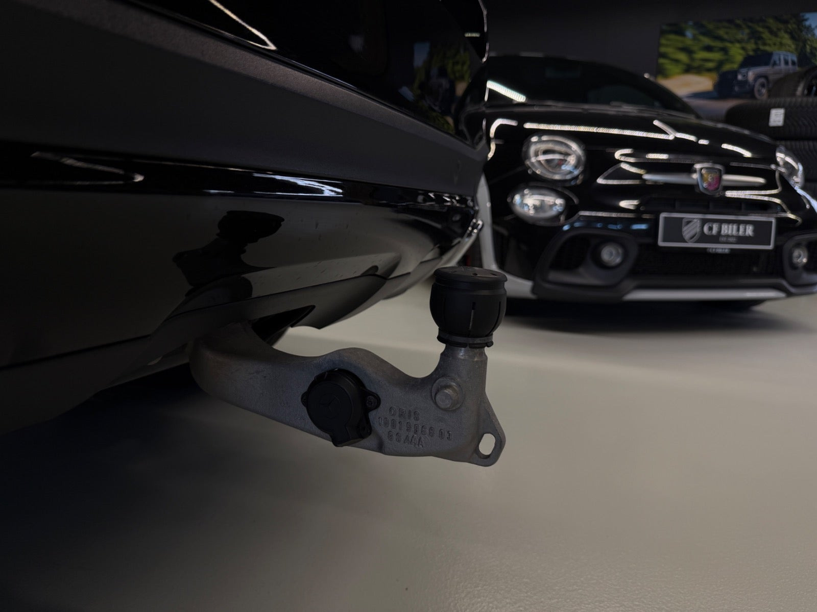 Grå Mercedes GLE350 de fra 2022