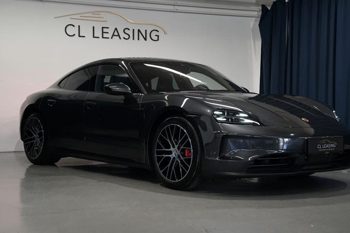 Sort Porsche Taycan 4S fra 2025