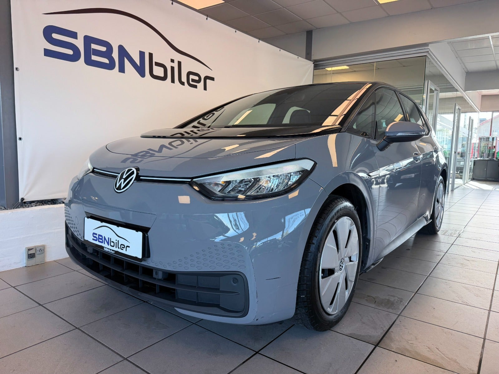 Grå VW ID.3 fra 2023