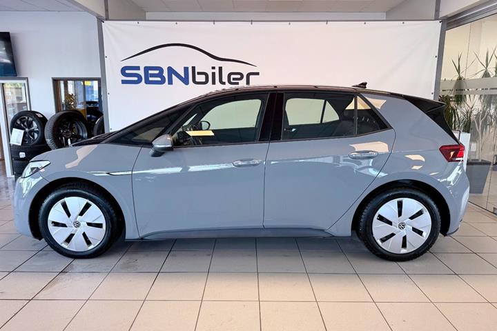 Grå VW ID.3 fra 2023