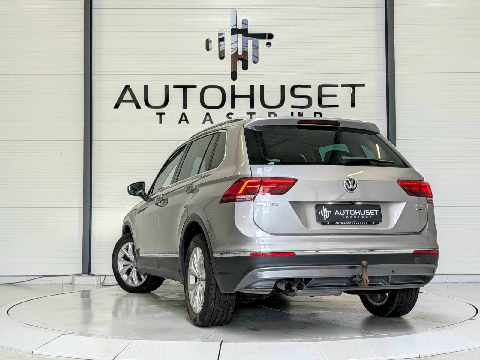 Sølv VW Tiguan fra 2018