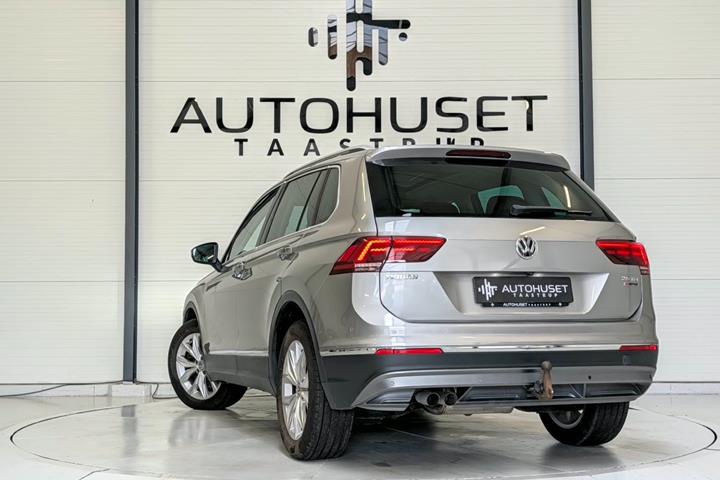 Sølv VW Tiguan fra 2018