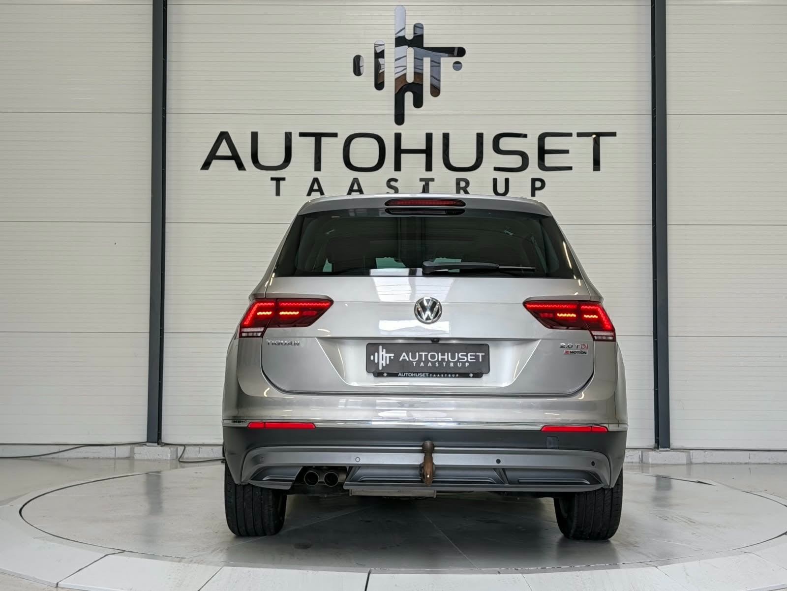 Sølv VW Tiguan fra 2018