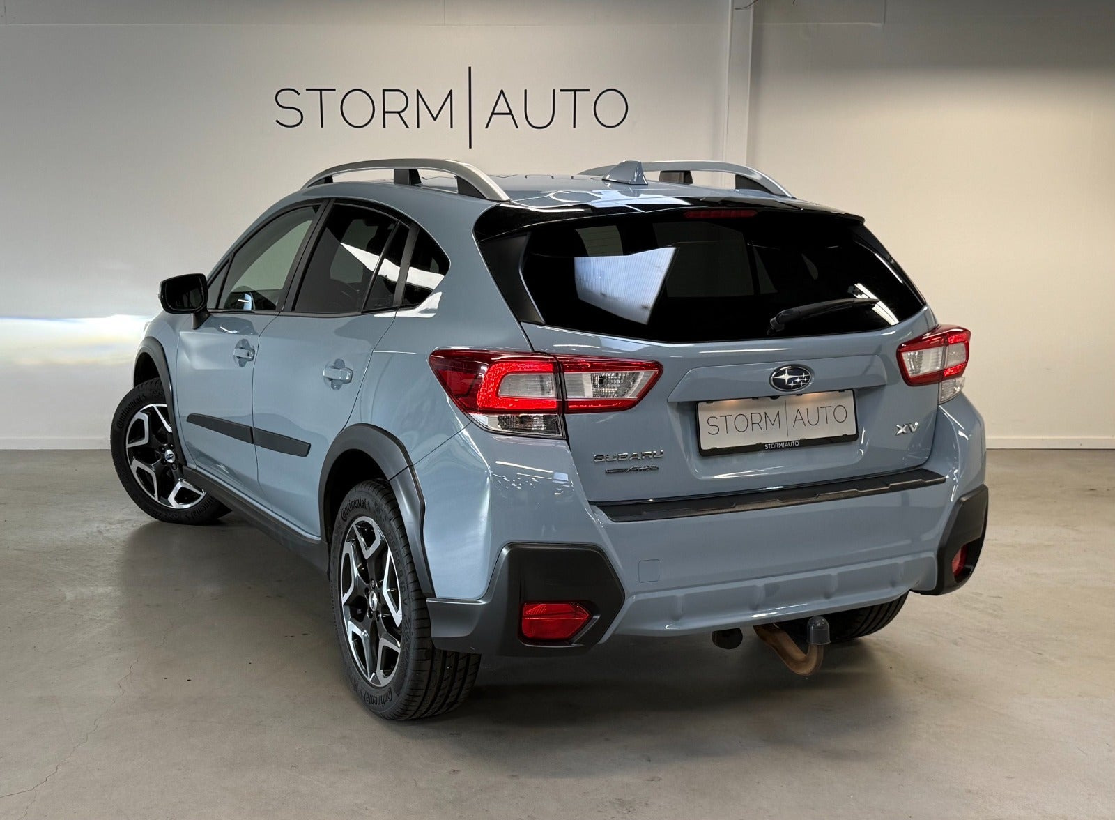 Blå Subaru XV fra 2018