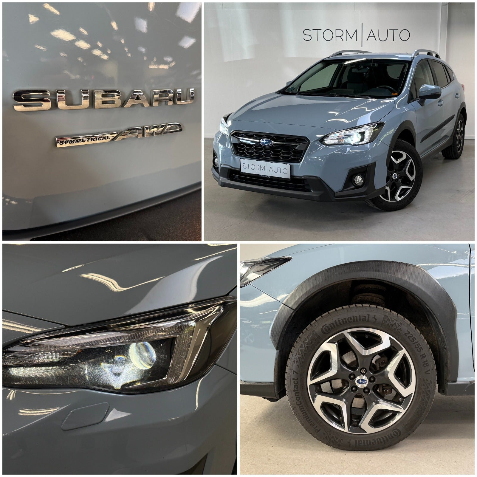 Blå Subaru XV fra 2018