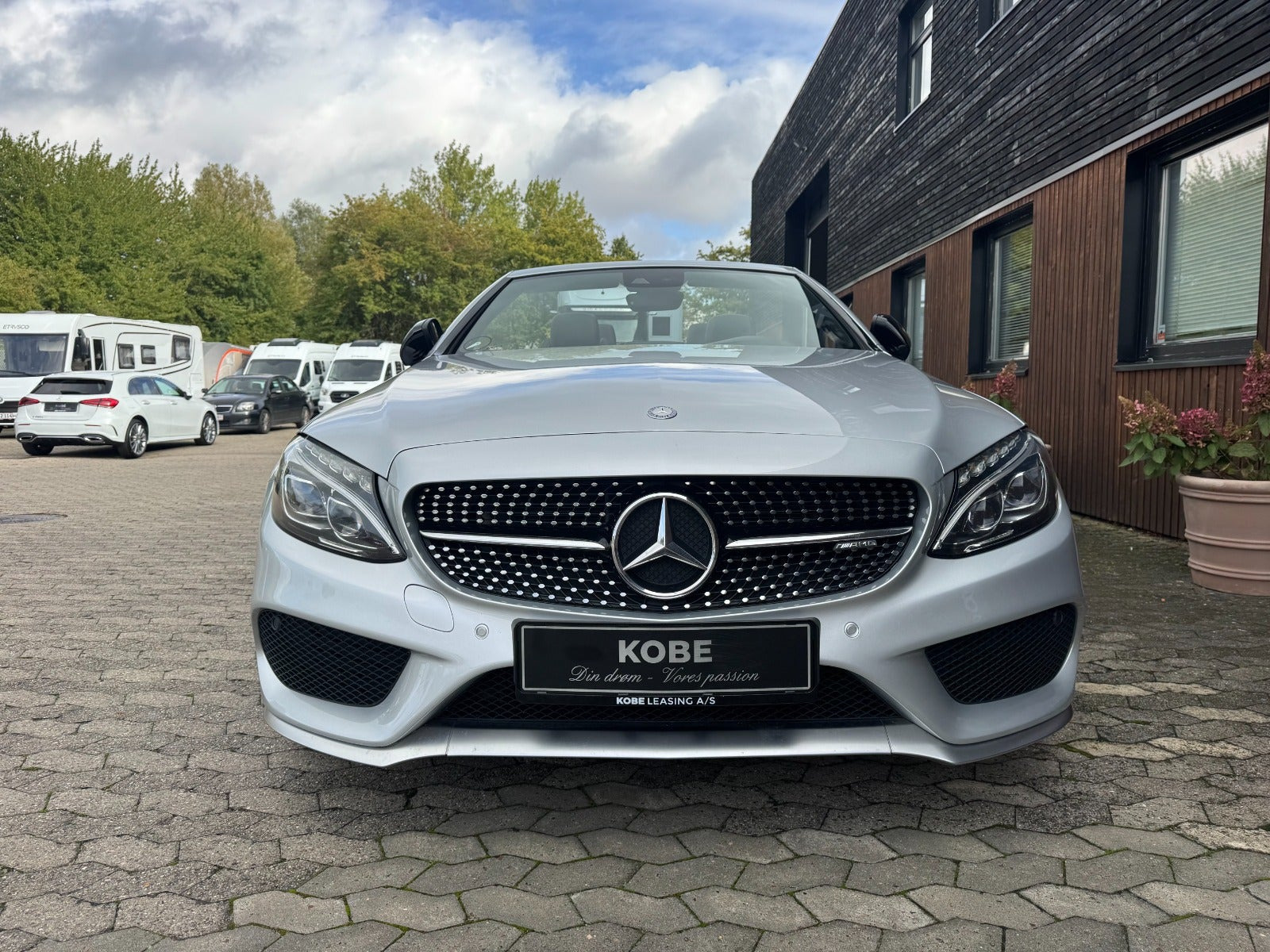 Sølv Mercedes C43 fra 2017