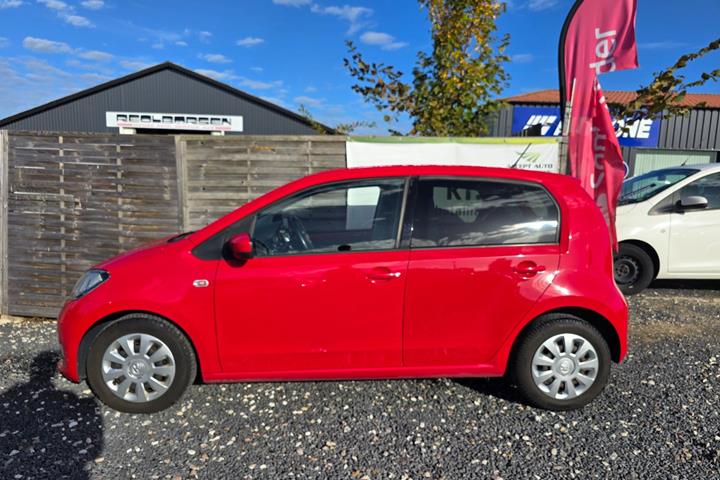 Rød Skoda Citigo fra 2018