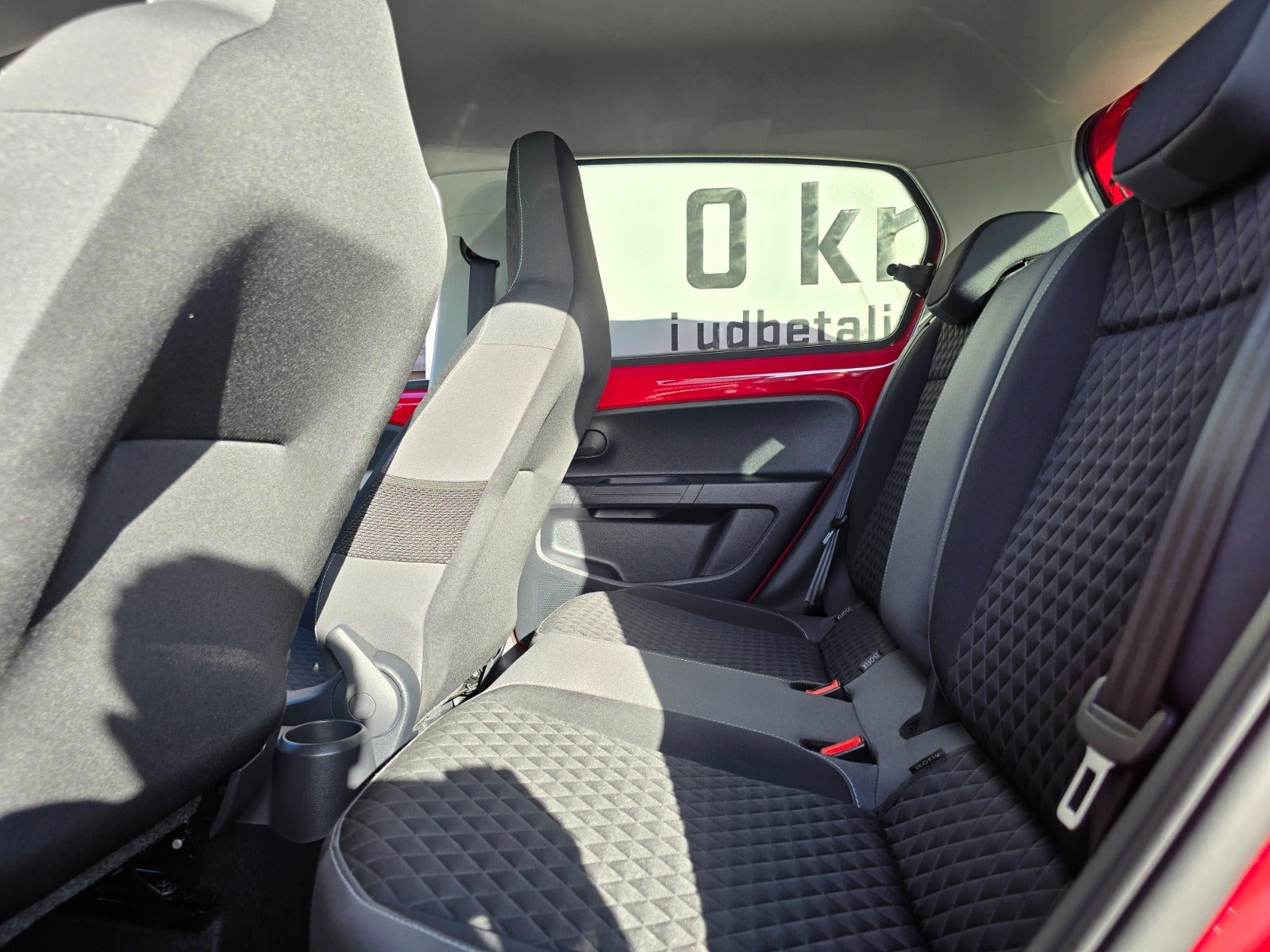 Rød Skoda Citigo fra 2018