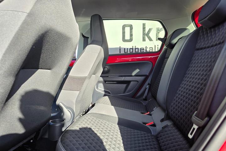 Rød Skoda Citigo fra 2018