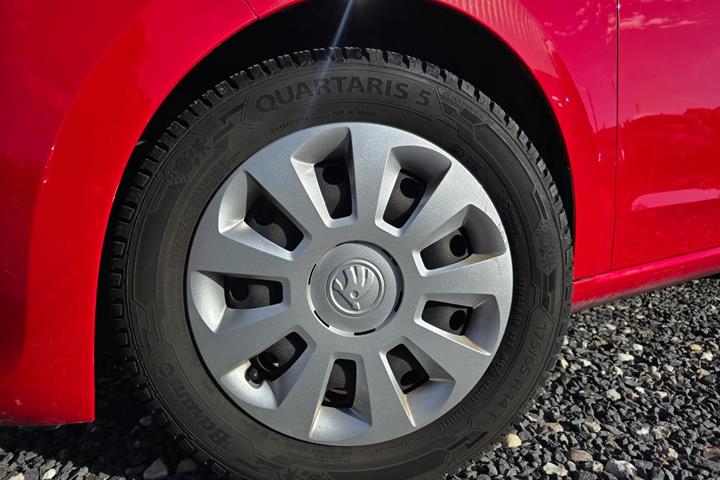 Rød Skoda Citigo fra 2018