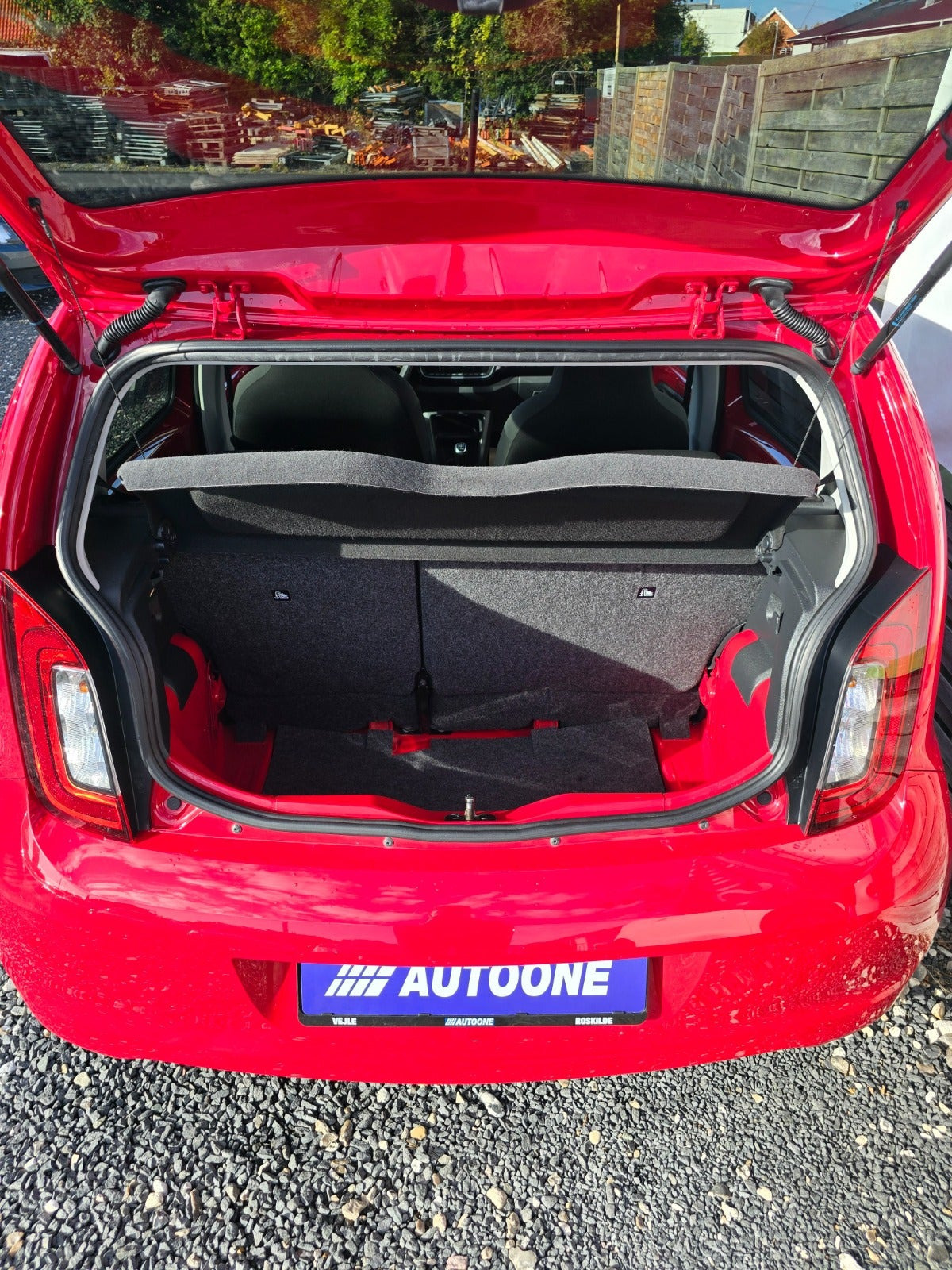 Rød Skoda Citigo fra 2018