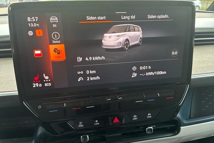 Blå VW ID.Buzz fra 2024