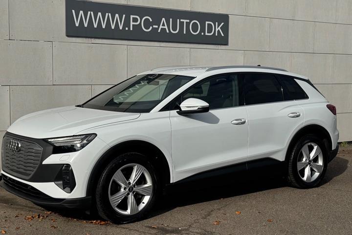 Hvid Audi Q4 e-tron fra 2022