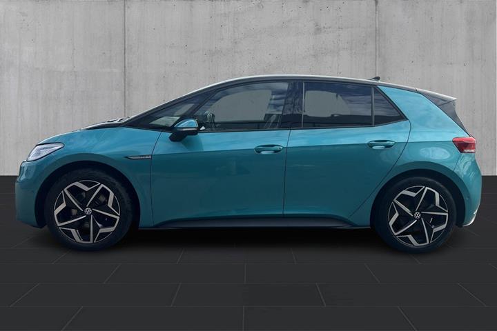 Blå VW ID.3 fra 2022