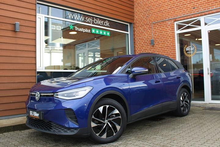 Blå VW ID.4 fra 2025