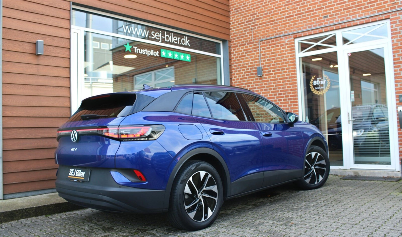 Blå VW ID.4 fra 2025