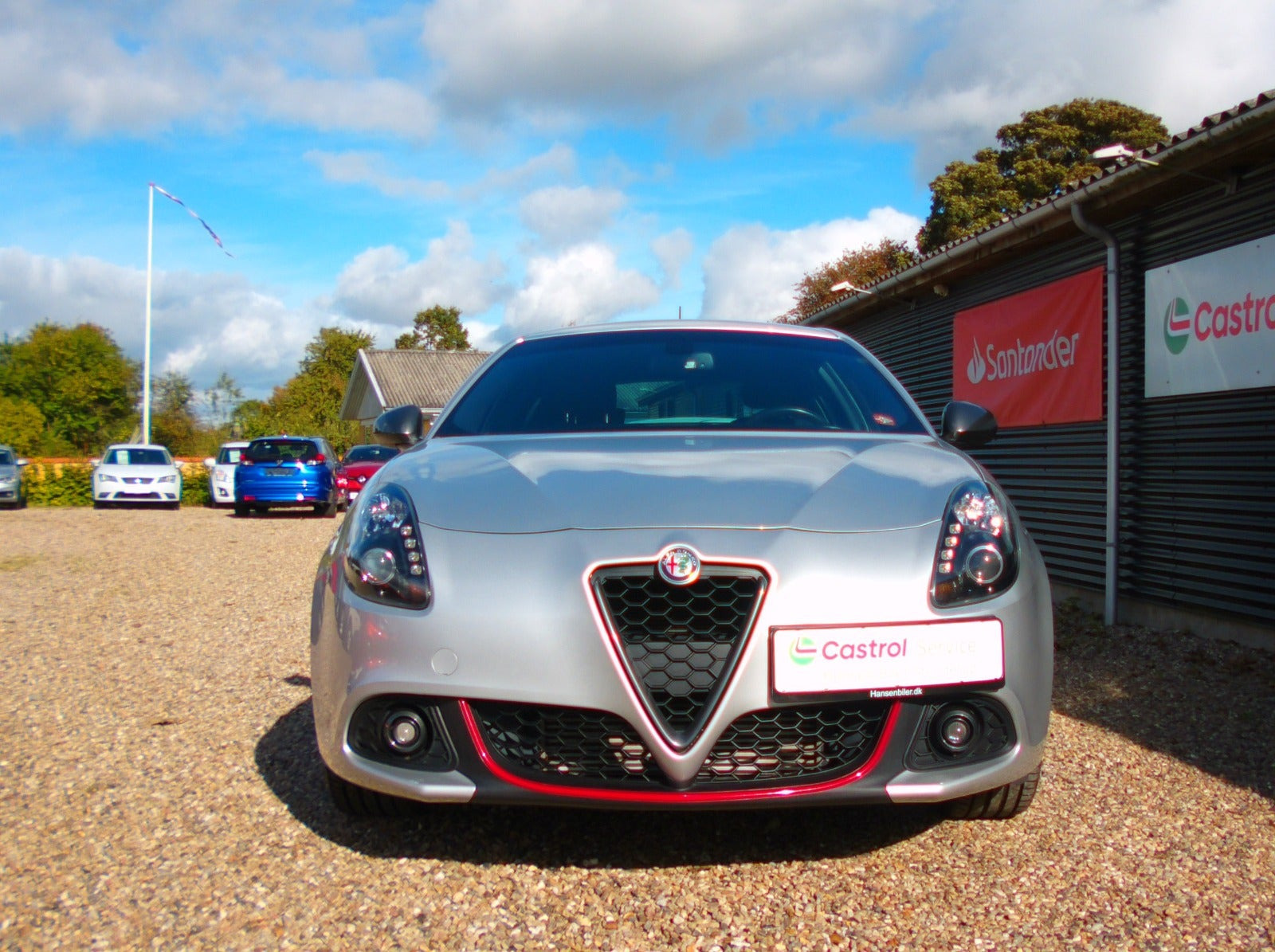 Sølv Alfa Romeo Giulietta fra 2019