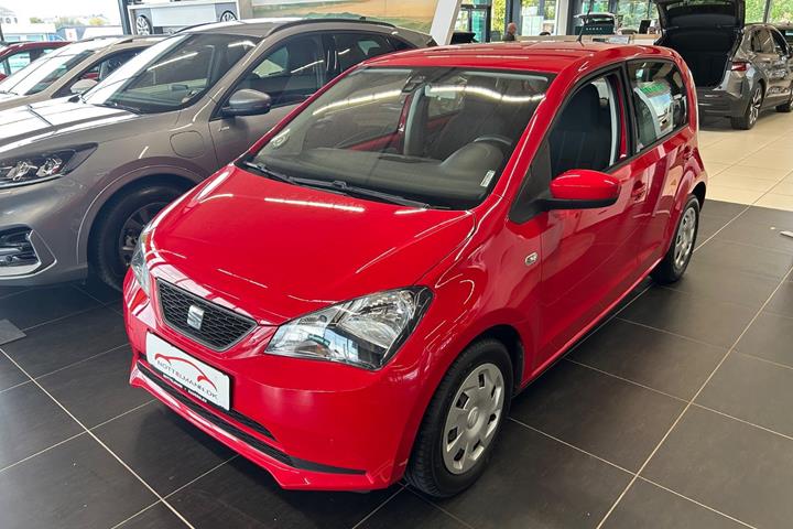 Rød Seat Mii fra 2016