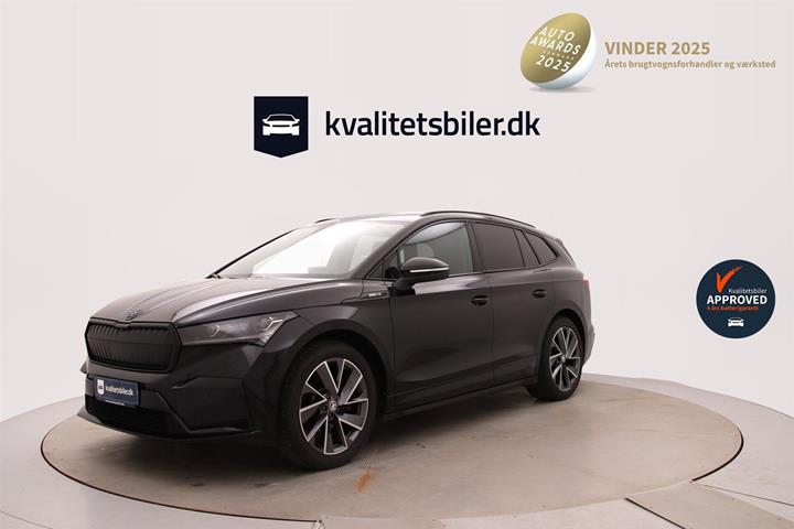 Sort Skoda Enyaq fra 2023