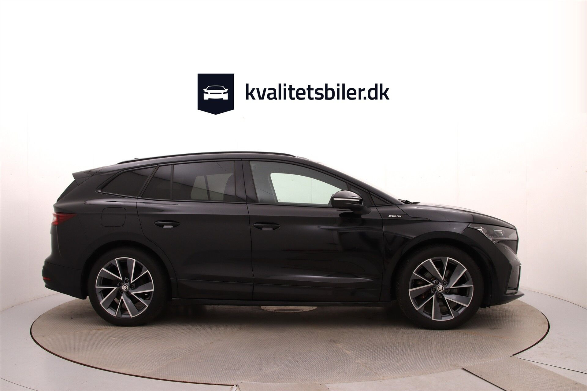 Sort Skoda Enyaq fra 2023