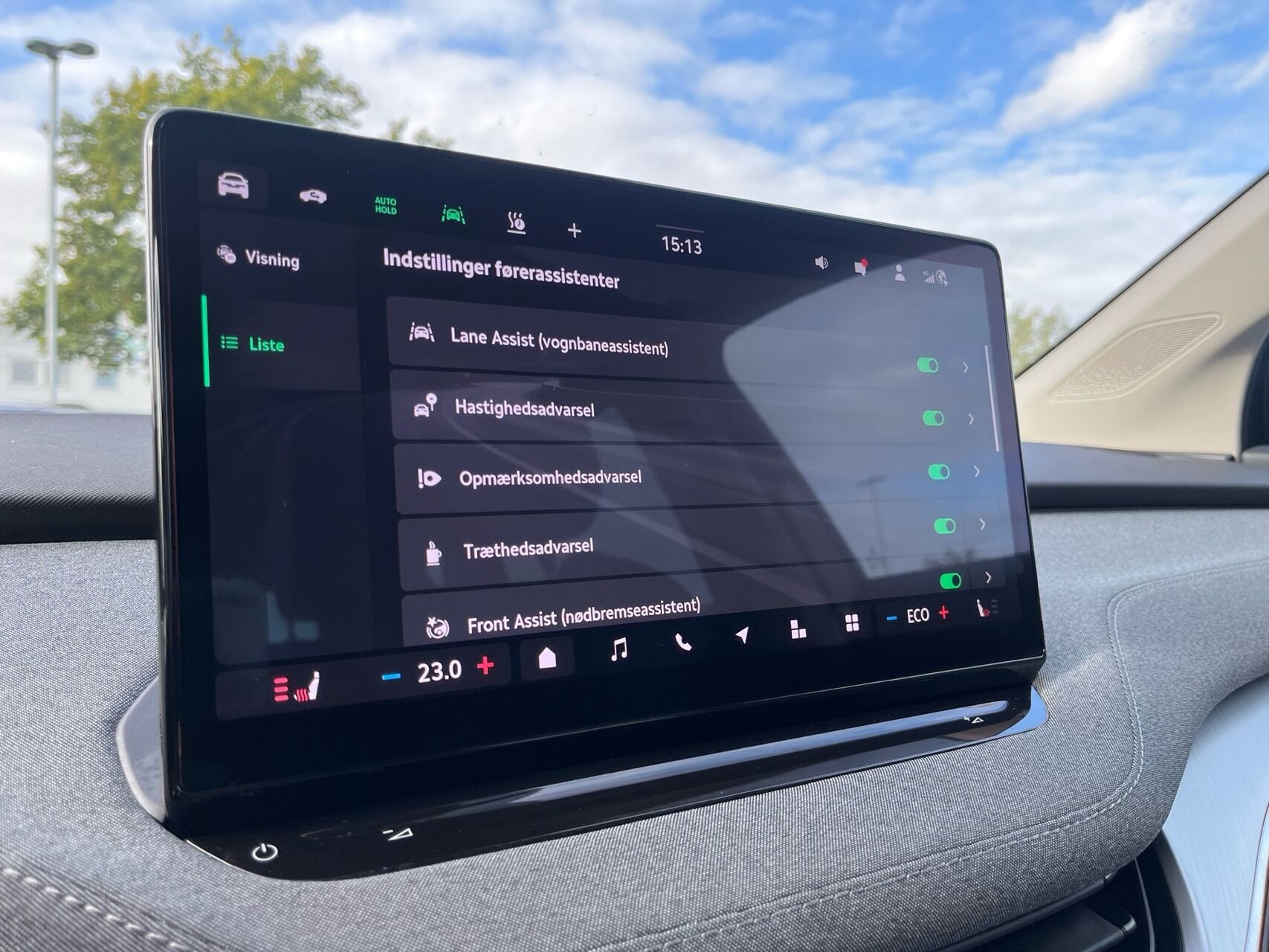 Sort Skoda Enyaq fra 2025