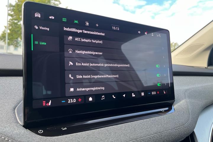 Sort Skoda Enyaq fra 2025