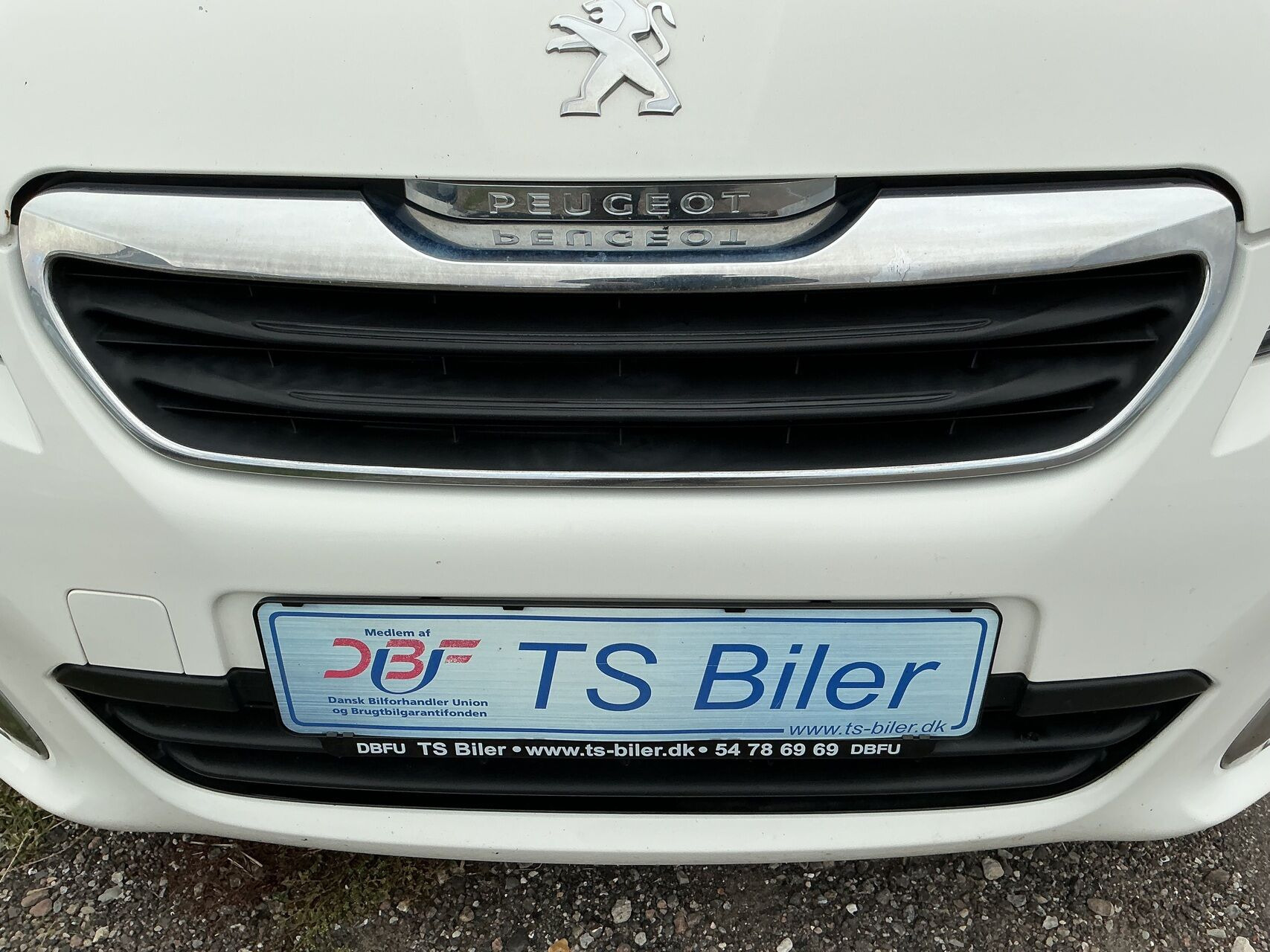 Hvid Peugeot 108 fra 2017