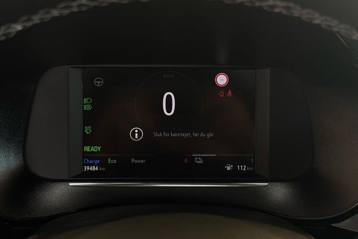 Grå Opel Corsa-e fra 2021