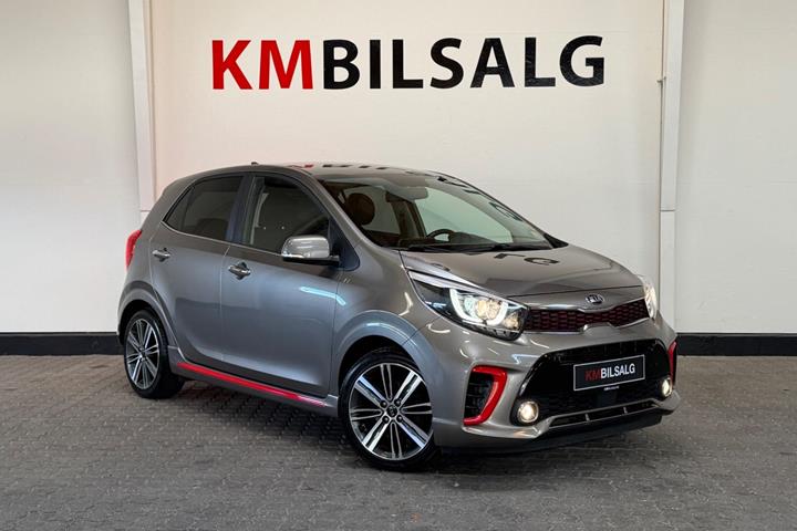 Grå Kia Picanto fra 2018 set udefra
