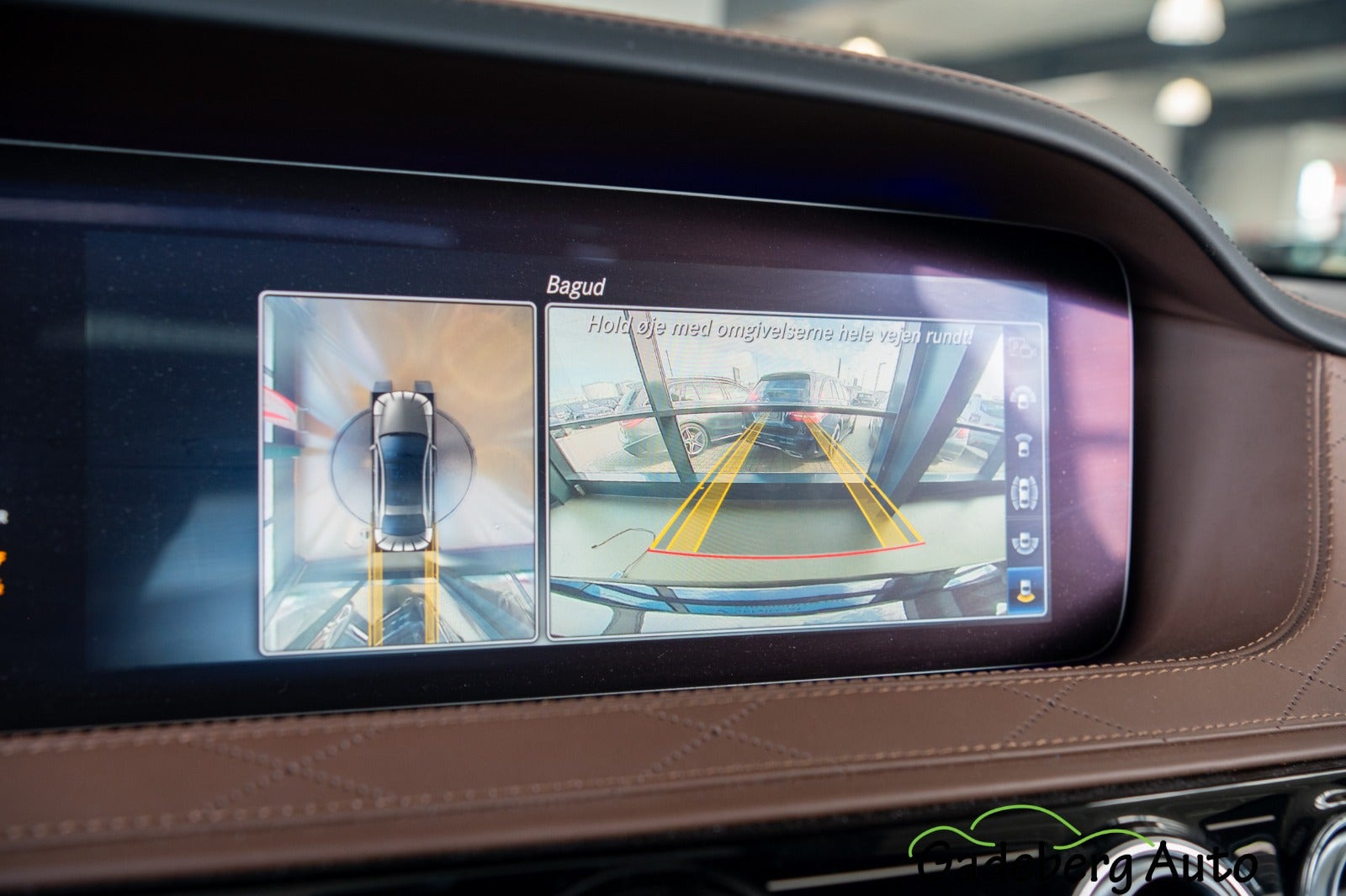Brun Mercedes S560 fra 2019