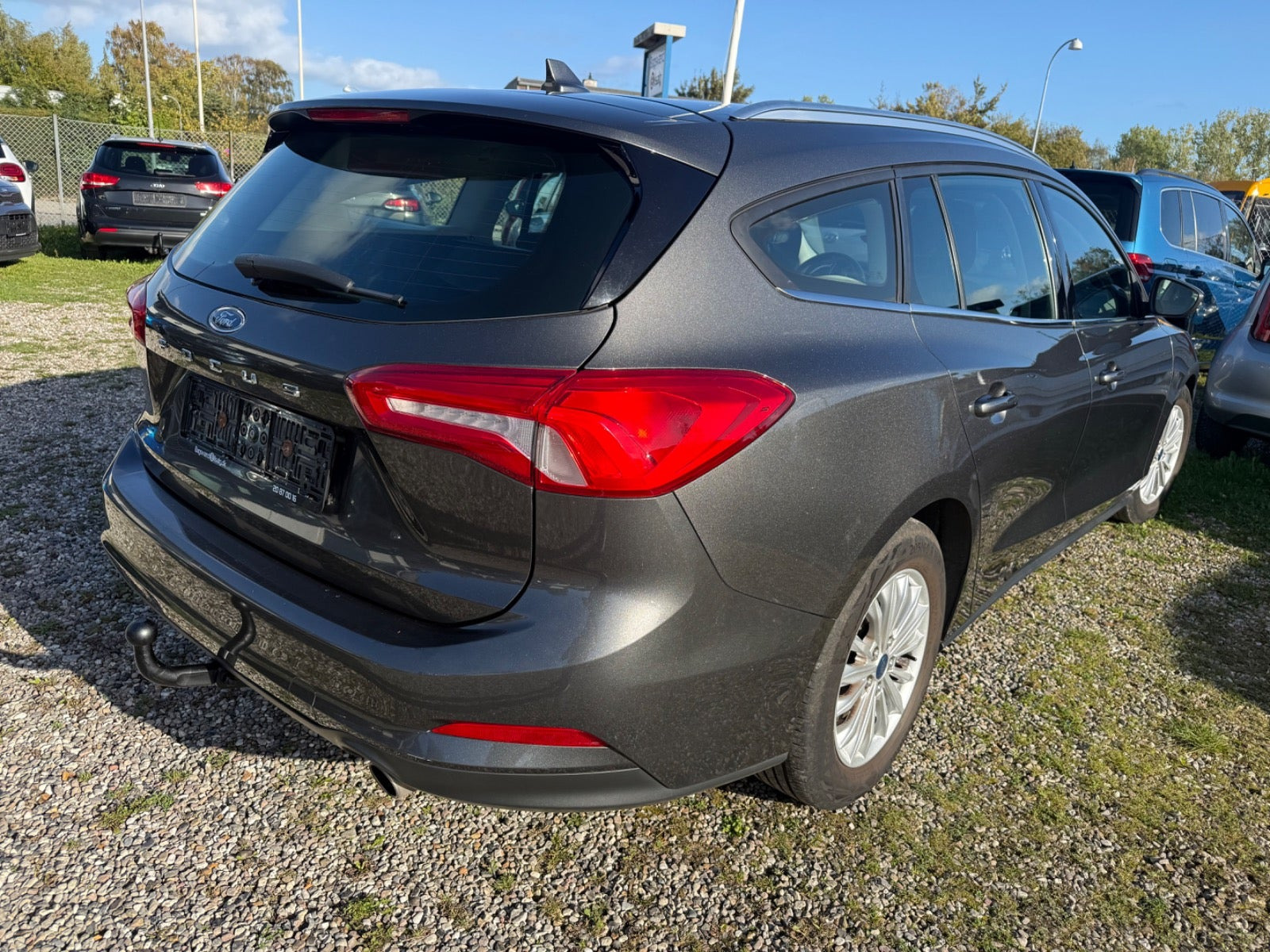 Grå Ford Focus fra 2019