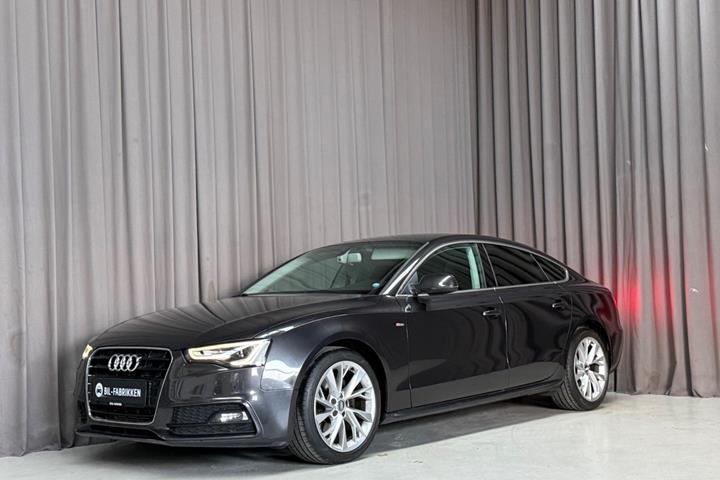 Grå Audi A5 fra 2016
