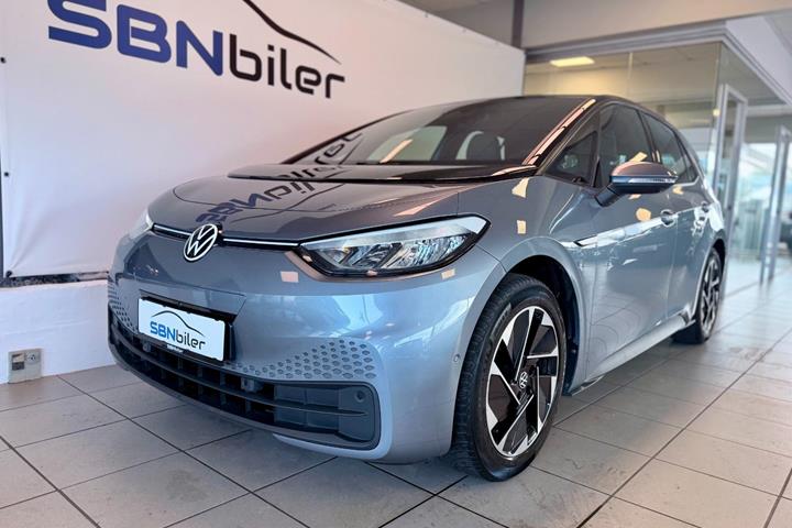 Blå VW ID.3 fra 2023