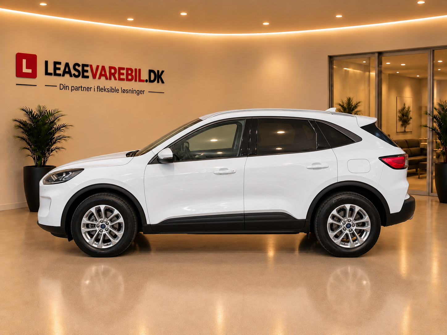 Hvid Ford Kuga fra 2022