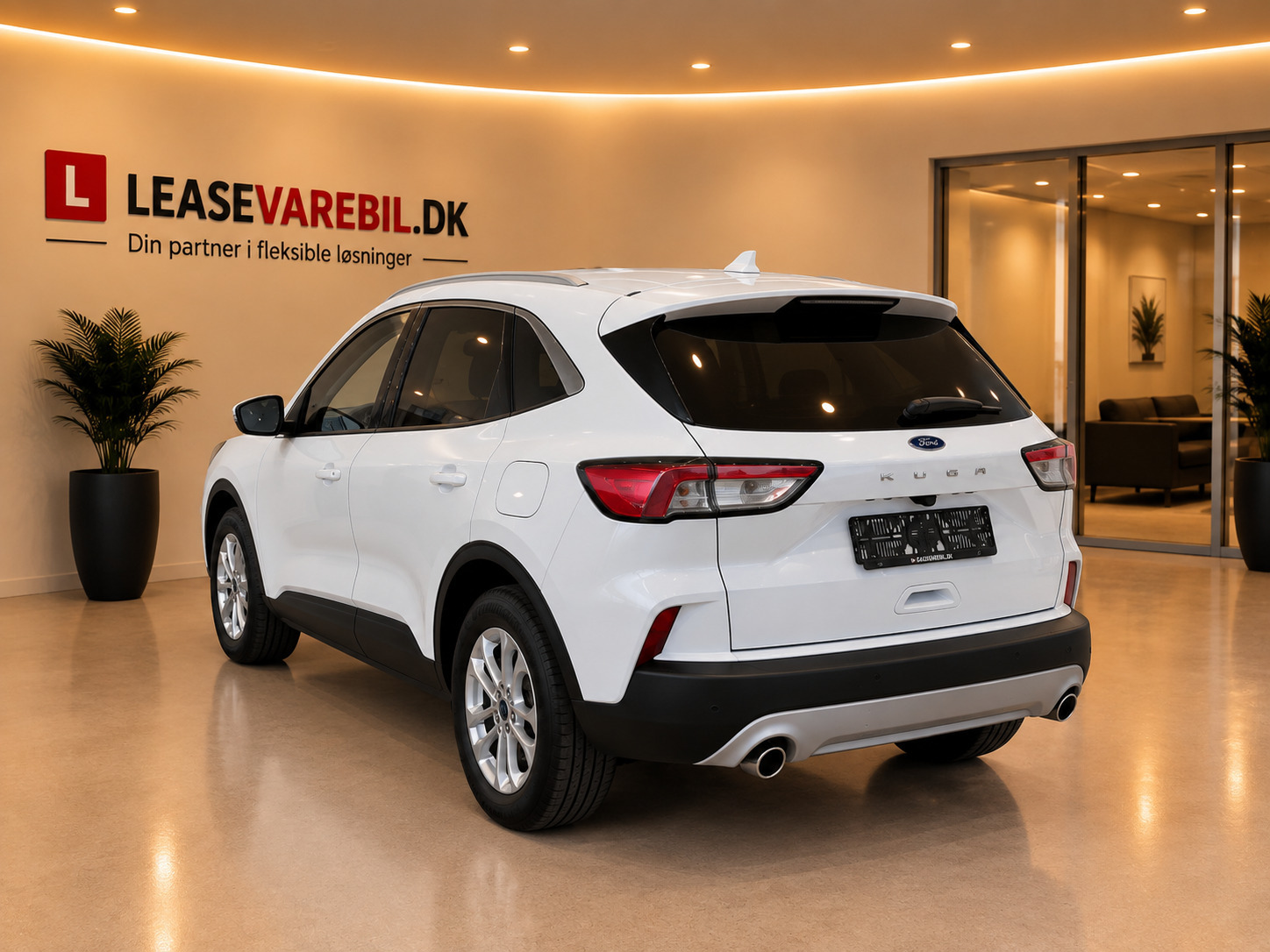 Hvid Ford Kuga fra 2022